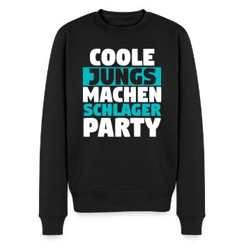 Musik Musiker Schlager - Männer Premium Bio Pullover - Schwarz - Vorne - Nico (187cm)