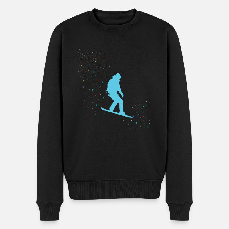 SKIS DE SNOWBOARD - Pull Premium bio Homme - noir