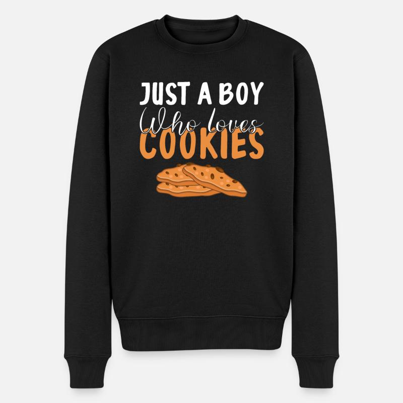 Cadeaux Cookie Lover - Pull Premium bio Homme - noir