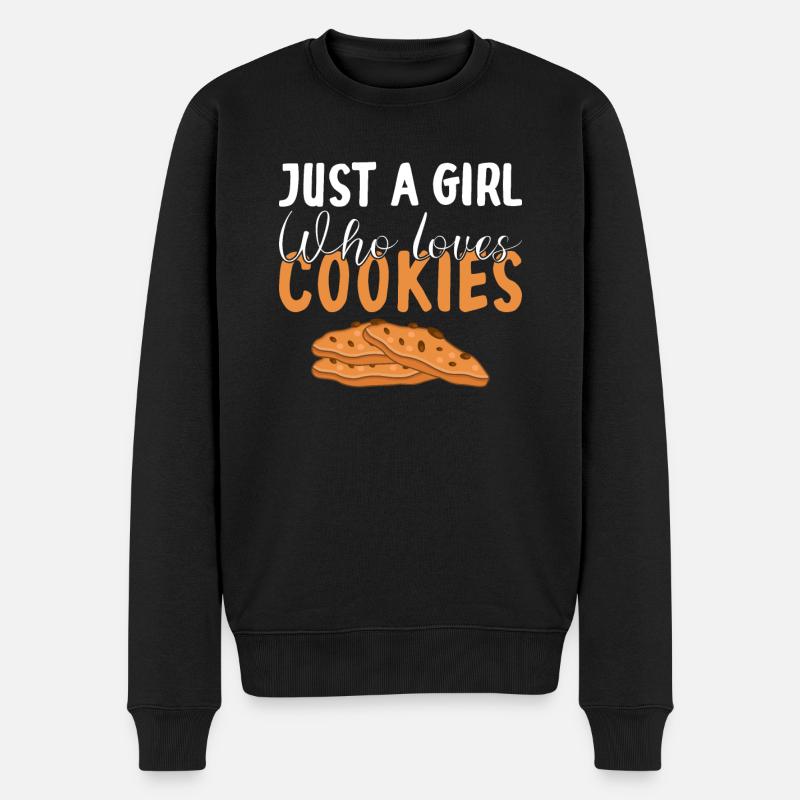 Cadeaux Cookie Lover - Pull Premium bio Homme - noir