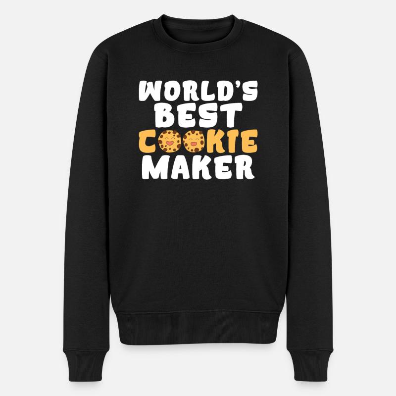 Cadeaux Cookie Lover - Pull Premium bio Homme - noir