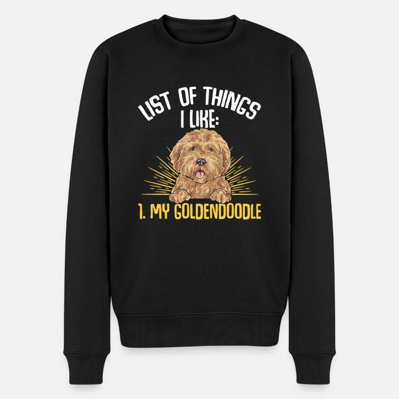 Goldendoodle Doodle Chien - Pull Premium bio Homme - noir