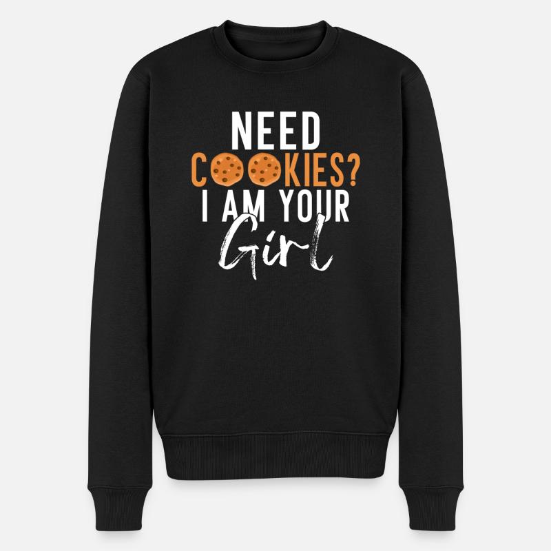 Cadeaux Cookie Lover - Pull Premium bio Homme - noir