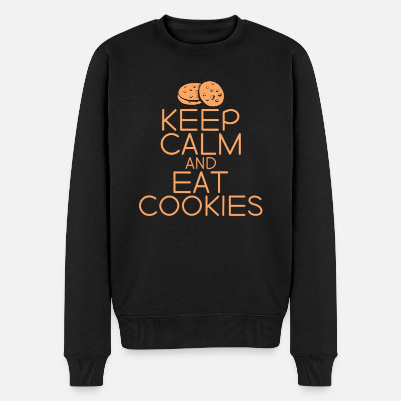 Cadeaux Cookie Lover - Pull Premium bio Homme - noir