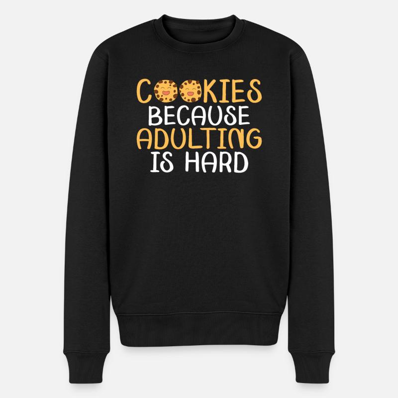 Cadeaux Cookie Lover - Pull Premium bio Homme - noir