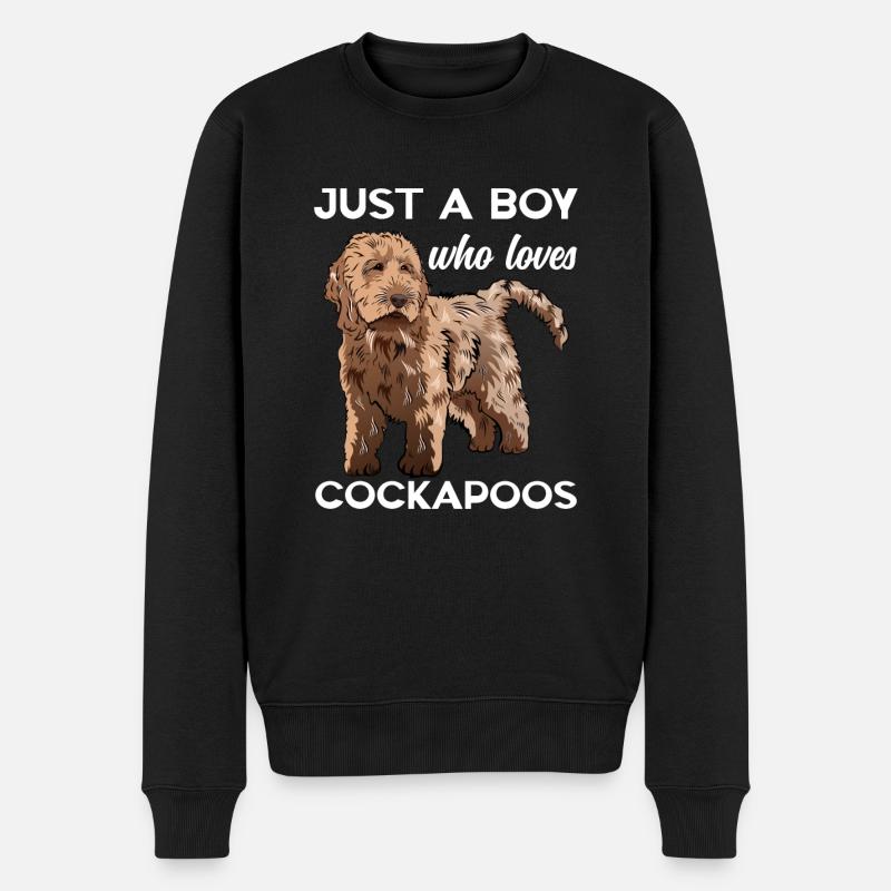 Cockapoo Hund - Männer Premium Bio Pullover - Schwarz