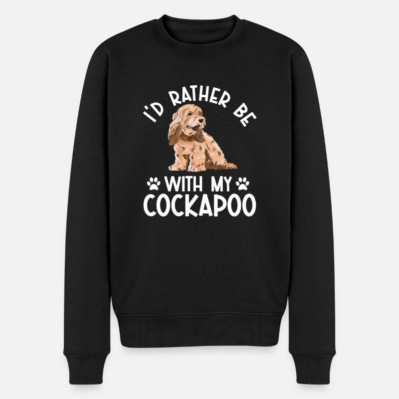 Cockapoo Chien - Pull Premium bio Homme - noir