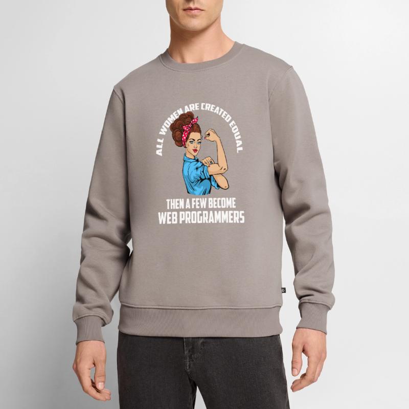 Developer Coder Programmer Female Men's Premium Organic Jumper