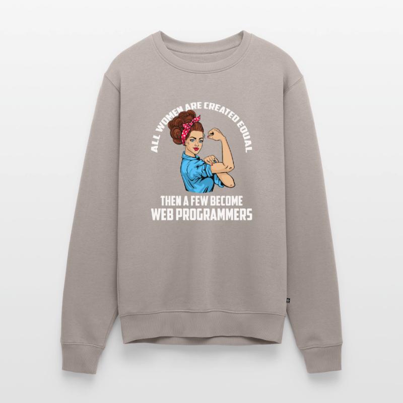 Developer Coder Programmer Female Men's Premium Organic Jumper