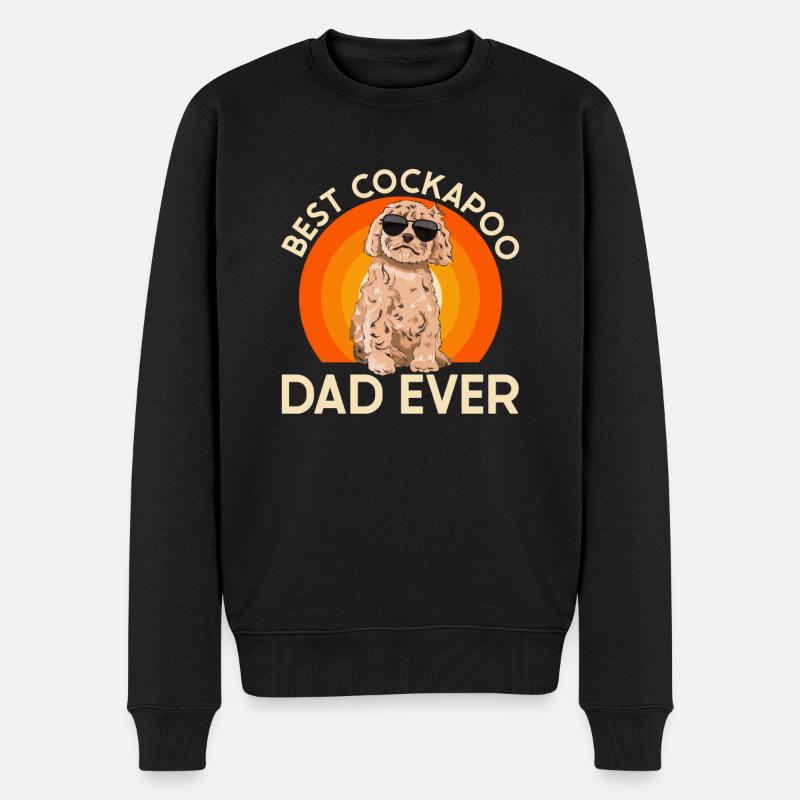 Cockapoo Hund - Männer Premium Bio Pullover - Schwarz