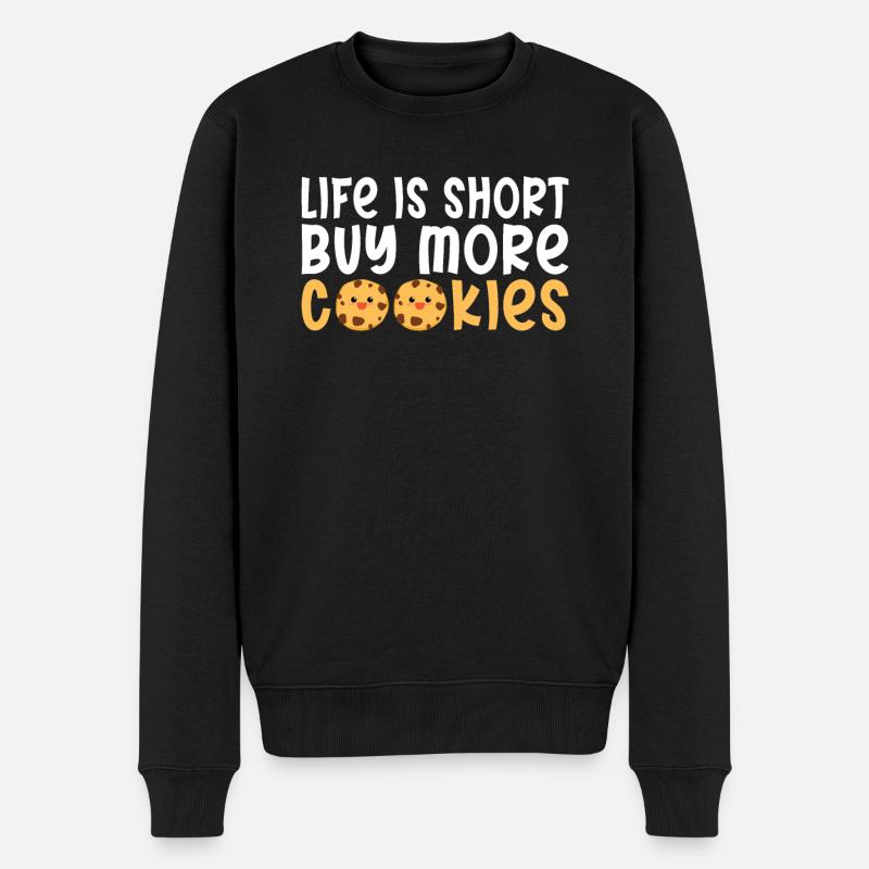 Cadeaux Cookie Lover - Pull Premium bio Homme - noir
