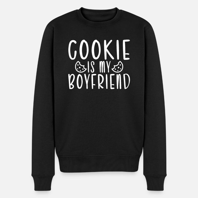 Keksliebhaber Geschenke - Männer Premium Bio Pullover - Schwarz