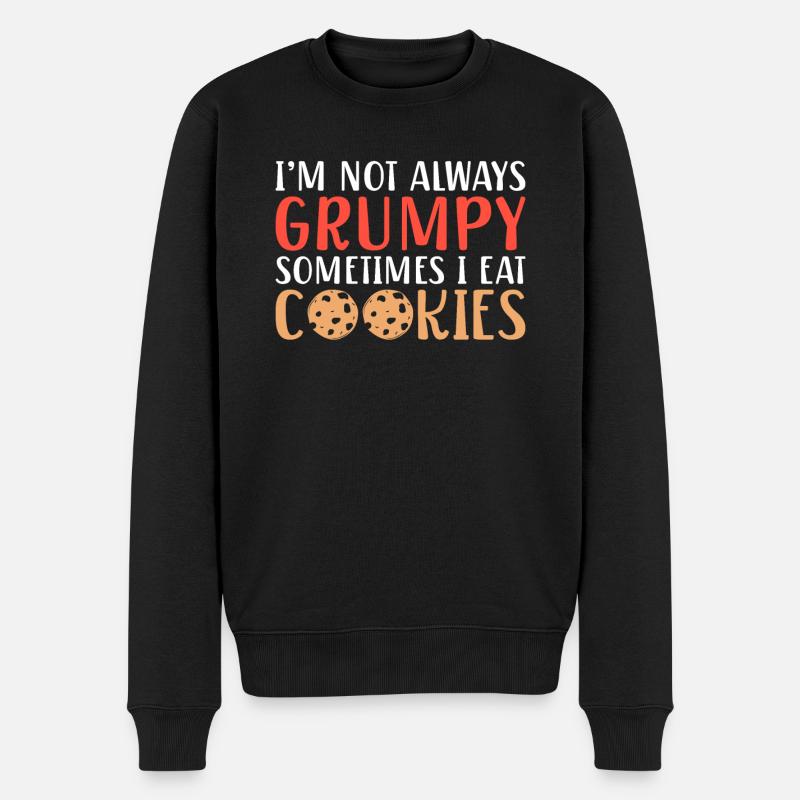 Cadeaux Cookie Lover - Pull Premium bio Homme - noir