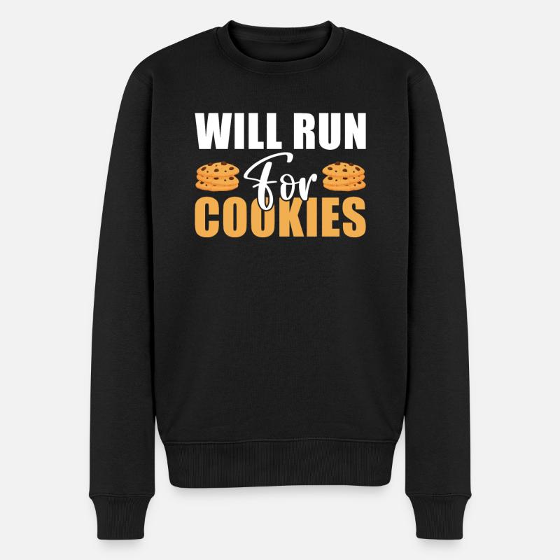 Cadeaux Cookie Lover - Pull Premium bio Homme - noir
