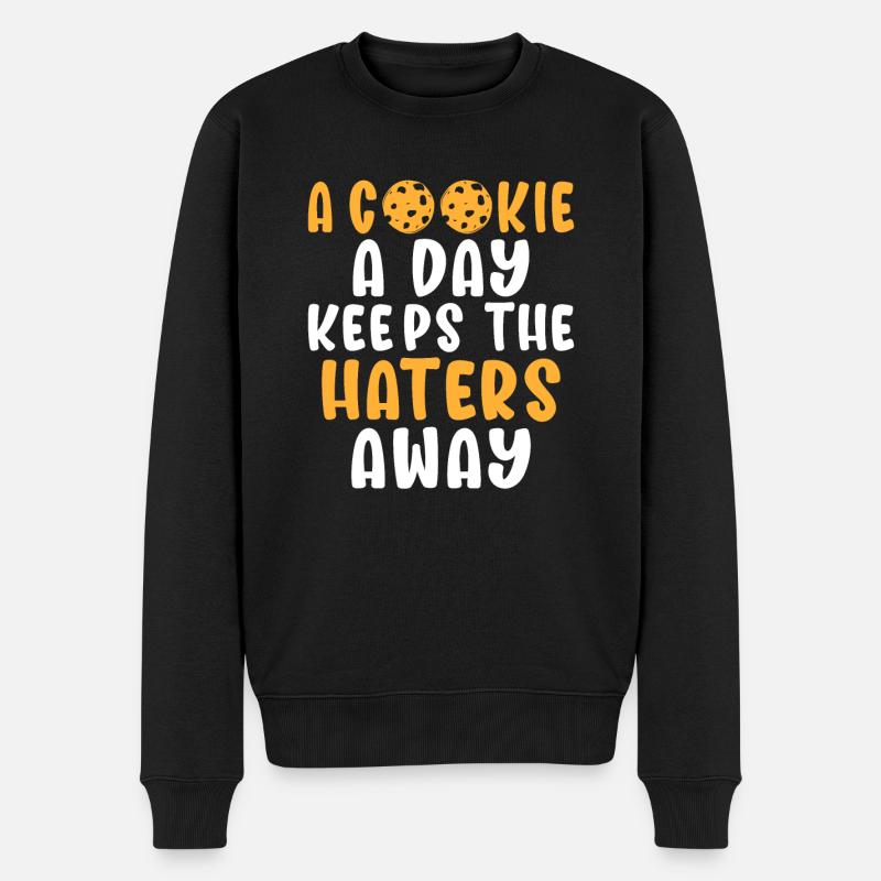 Cadeaux Cookie Lover - Pull Premium bio Homme - noir