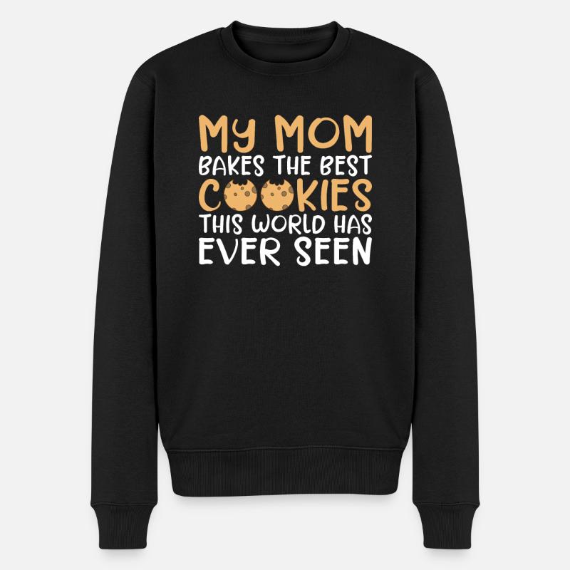 Keksliebhaber Geschenke - Männer Premium Bio Pullover - Schwarz