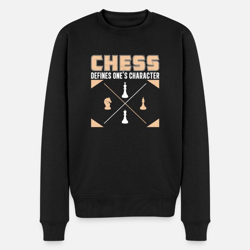 Jeu de définition de personnages rétro pour un - Pull Premium bio Homme - noir
