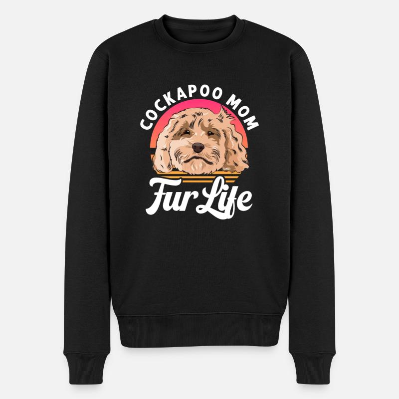 Cockapoo Hund - Männer Premium Bio Pullover - Schwarz
