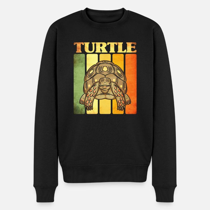 Tortue - Pull Premium bio Homme - noir