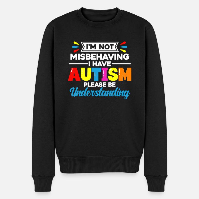 Autisme - Pull Premium bio Homme - noir