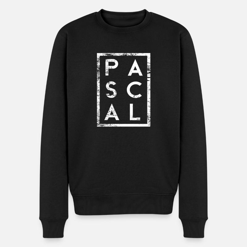 Pascal Minimalisme - Pull Premium bio Homme - noir