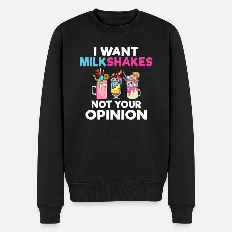J’adore Milkshakes Milkshake Gift - Pull Premium bio Homme - noir