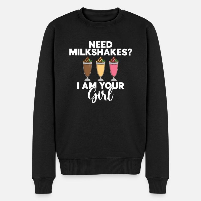 J’adore Milkshakes Milkshake Gift - Pull Premium bio Homme - noir