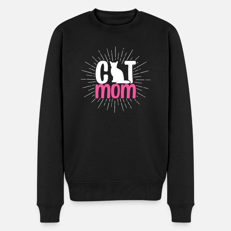 Maman chat - Pull Premium bio Homme - noir
