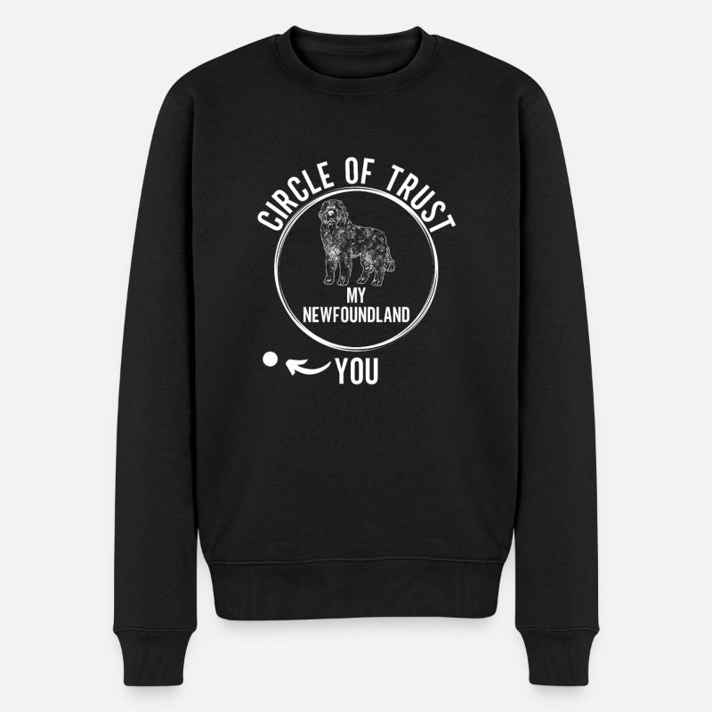 Terre-Neuve Chien de Terre-Neuve - Pull Premium bio Homme - noir