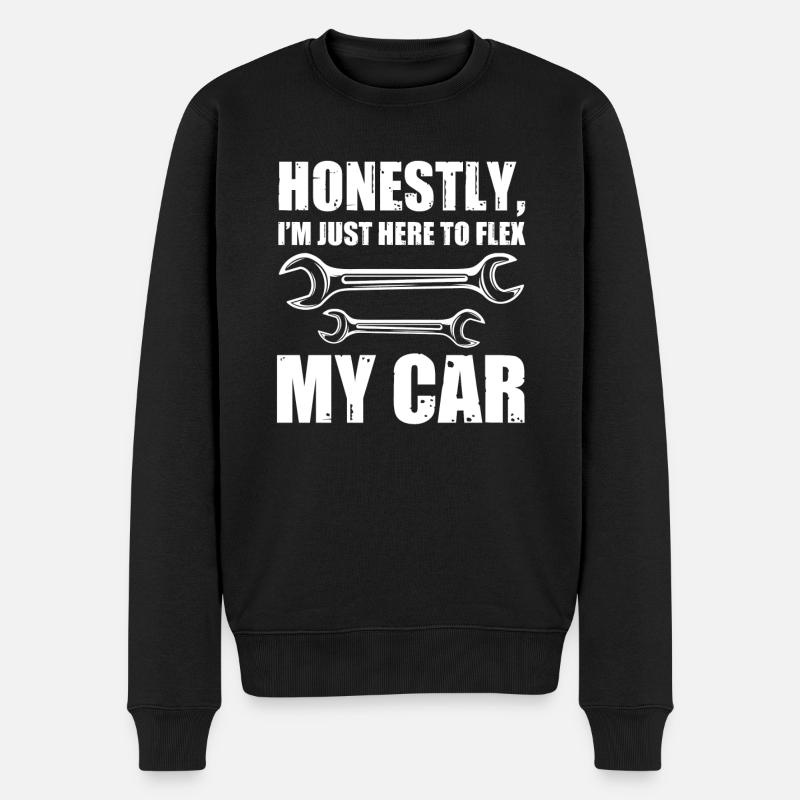 Autos Autos Autoliebhaber Geschenk - Männer Premium Bio Pullover - Schwarz