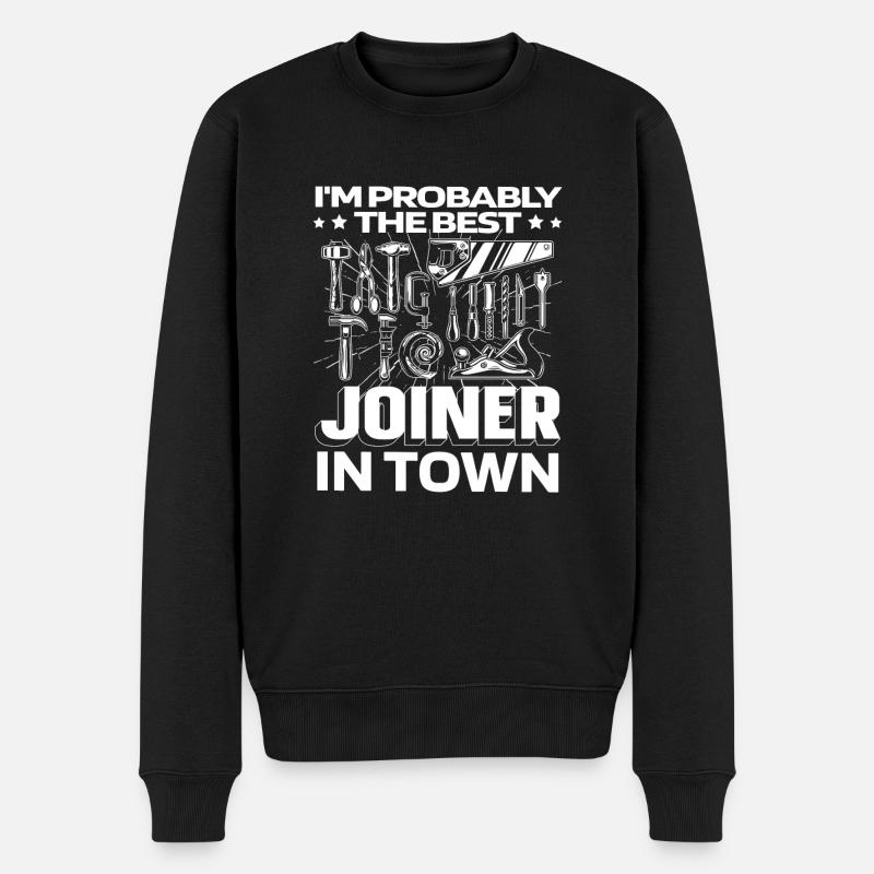 Outil Charpentier Charpentier - Pull Premium bio Homme - noir