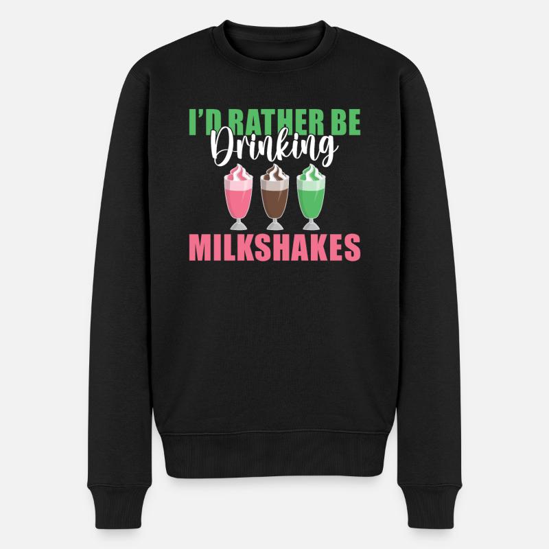 J’adore Milkshakes Milkshake Gift - Pull Premium bio Homme - noir