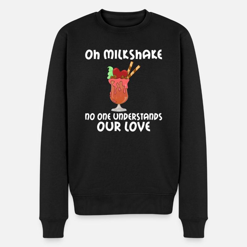 J’adore Milkshakes Milkshake Gift - Pull Premium bio Homme - noir