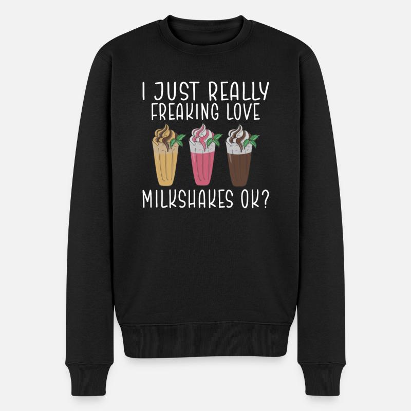 J’adore Milkshakes Milkshake Gift - Pull Premium bio Homme - noir