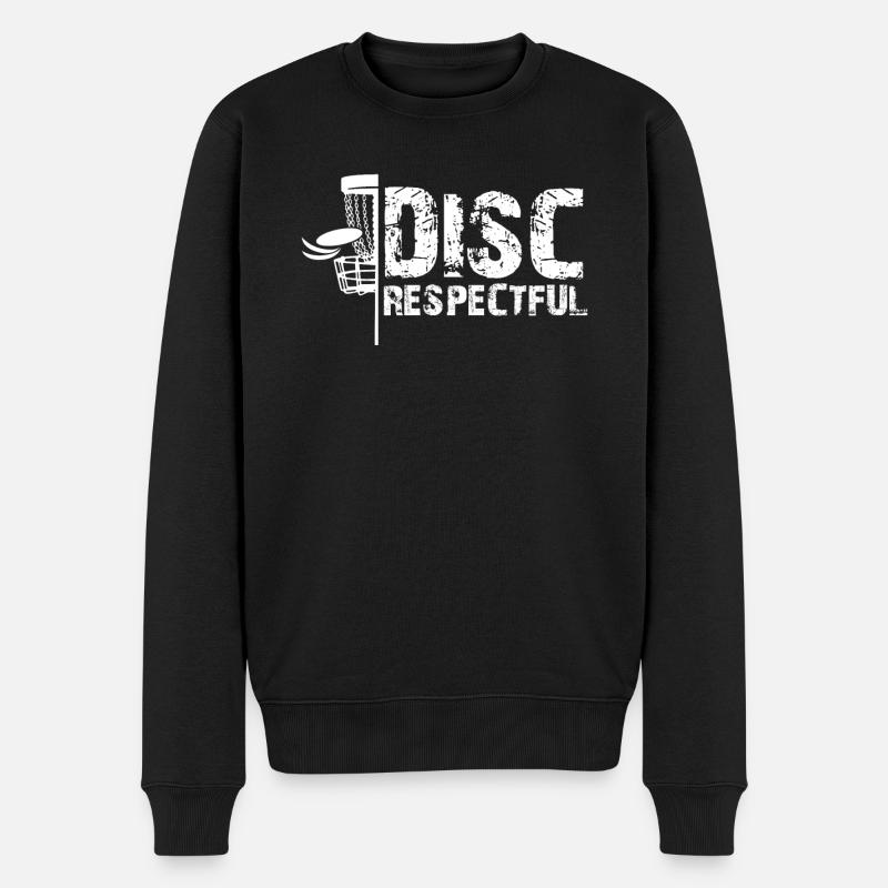 Disc Golf Frisbee Frisbeesport - Männer Premium Bio Pullover - Schwarz