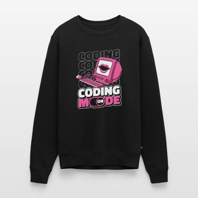 Développeur Coder Programmeur Mode activé Pull Premium bio Homme