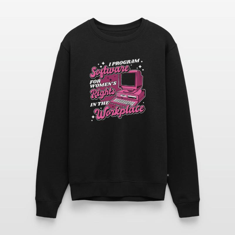 Entwickler Coder Programmierer Arbeitsplatz Männer Premium Bio Pullover