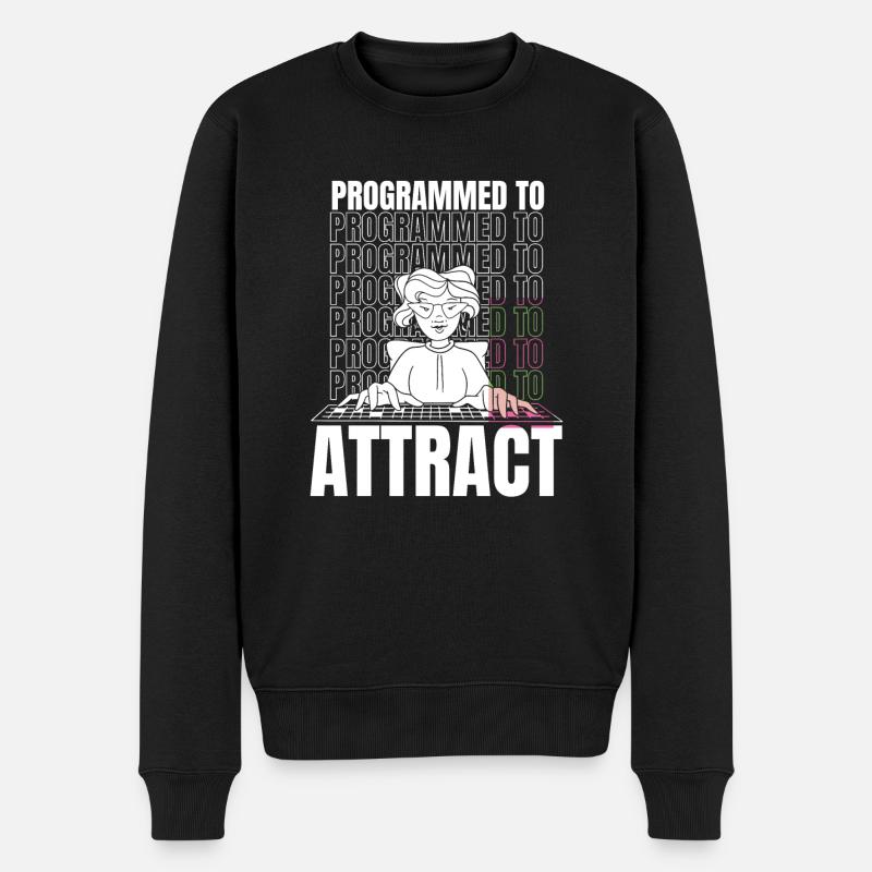 Developer Coder Programmer Funny - Men's Premium Organic Jumper - black