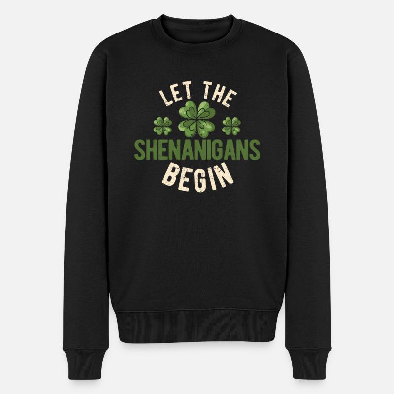 Saint-Patrick - les manigances peuvent - Pull Premium bio Homme - noir