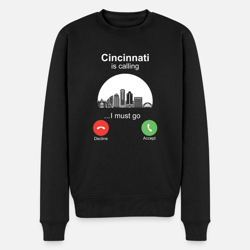 Cincinnati appelle - Pull Premium bio Homme - noir