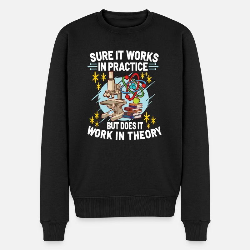 Physics Science Physicist Physics Teacher Gift - Männer Premium Bio Pullover - Schwarz