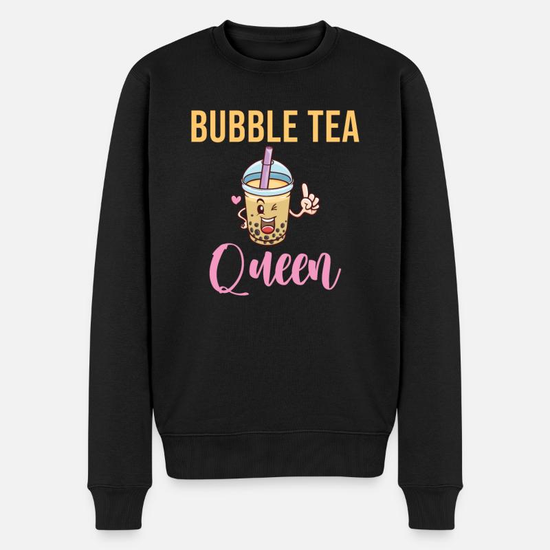 Bubble Tea Lover Cadeau - Pull Premium bio Homme - noir