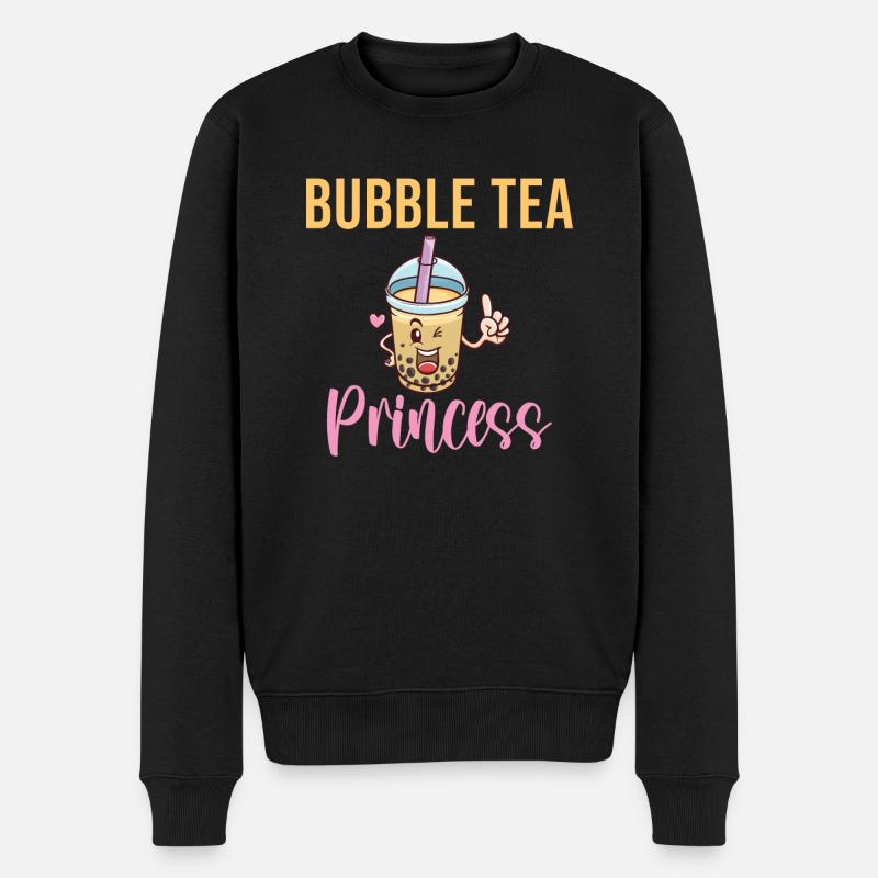 Bubble Tea Lover Cadeau - Pull Premium bio Homme - noir