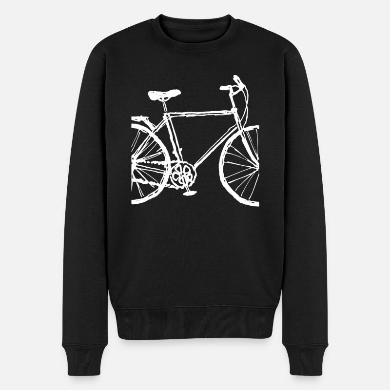 Bicyclette - Pull Premium bio Homme - noir