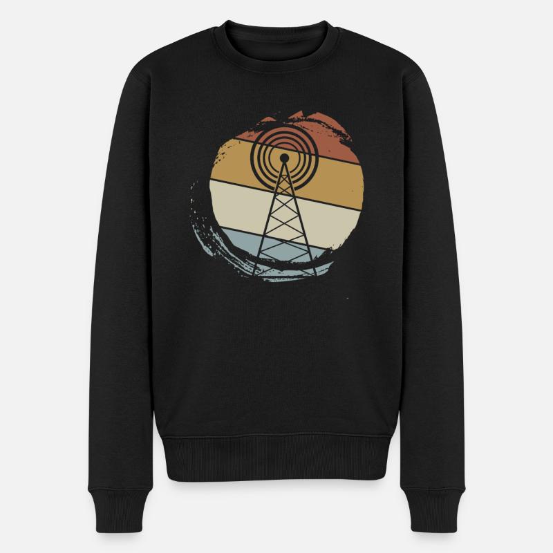 Amateurfunker Antenne Funkgerät - Männer Premium Bio Pullover - Schwarz