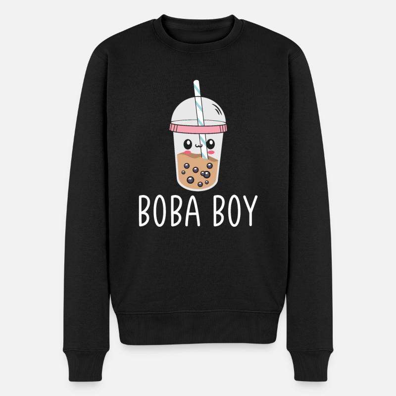 Bubble Tea Lover Cadeau - Pull Premium bio Homme - noir