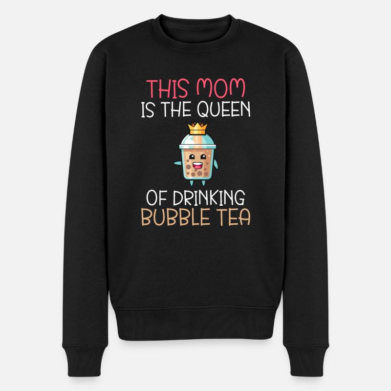 Bubble Tea Lover Cadeau - Pull Premium bio Homme - noir