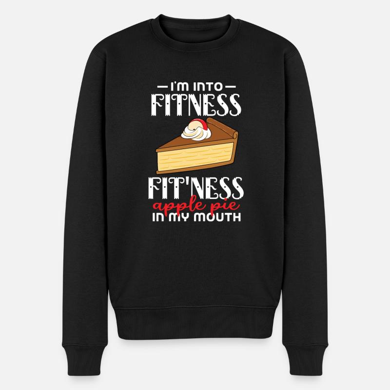 Tarte aux pommes - Pull Premium bio Homme - noir