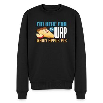 Apple pie - Men's Premium Organic Jumper - black - Front - Nico (187cm)