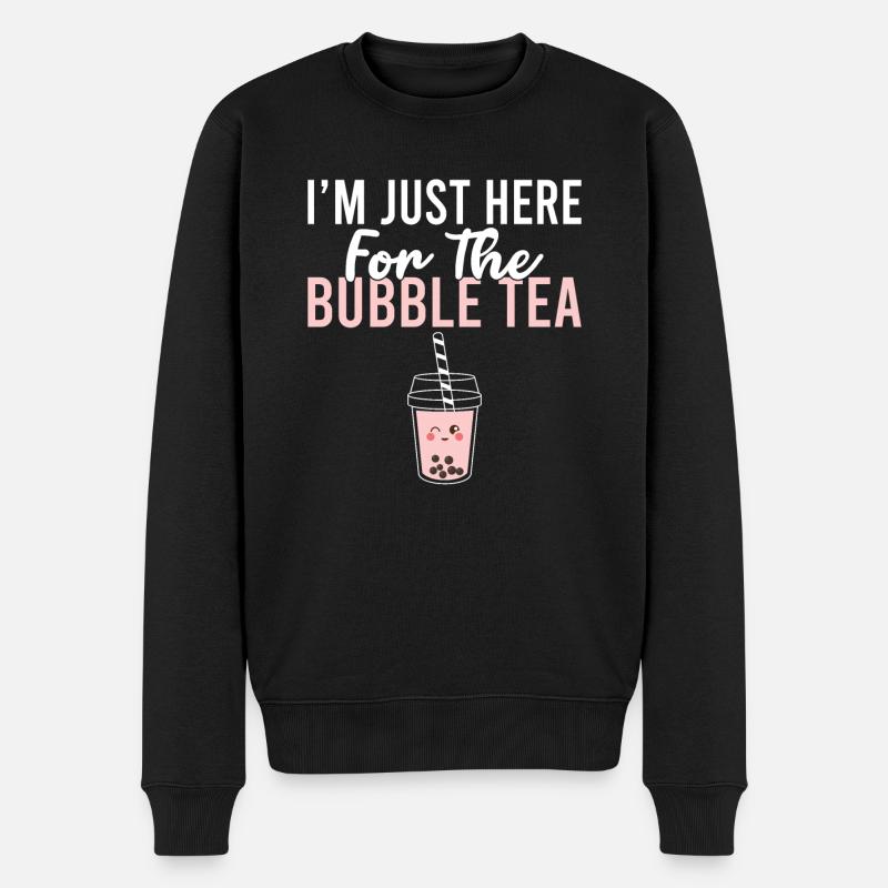 Bubble Tea Lover Cadeau - Pull Premium bio Homme - noir
